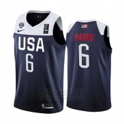Camiseta USA Joe Harris #6 2019 FIBA Basketball USA Cup Azul