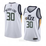 Camiseta Utah Jazz Naz Mitrou-Long #30 Association 2018 Blanco