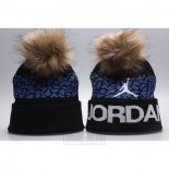 Gorro Beanie Jordan Azul Negro