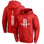 Sudaderas con Capucha Carmelo Anthony Houston Rockets Rojo3