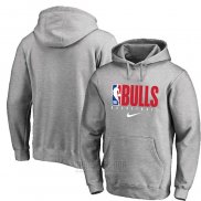 Sudaderas con Capucha Chicago Bulls 2019-20 Gris