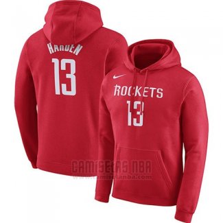 Sudaderas con Capucha Harden Houston Houston Rockets Rojo2