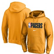 Sudaderas con Capucha Indiana Pacers 2019-20 Oro