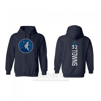 Sudaderas con Capucha Karl-Anthony Towns Minnesota Timberwolves Azul Marino