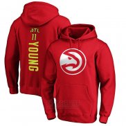 Sudaderas con Capucha Trae Young Atlanta Hawks 2019-20 Rojo