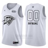 Camiseta All Star 2018 Oklahoma City Thunder Nike Personalizada Blanco