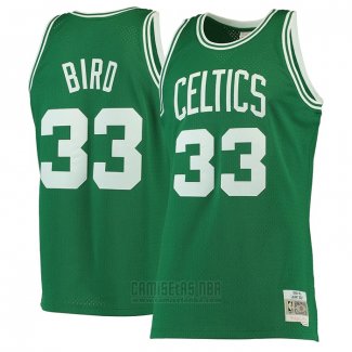 Camiseta Boston Celtics Larry Bird #33 Mitchell & Ness 1985-86 Verde