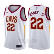 Camiseta Cleveland Cavaliers Larry Nance Jr. #22 Association 2017-18 Blanco