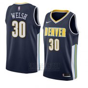 Camiseta Denver Nuggets Thomas Welsh #30 Icon 2018 Azul