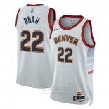 Camiseta Denver Nuggets Zeke Nnaji #22 Ciudad 2022-23 Blanco