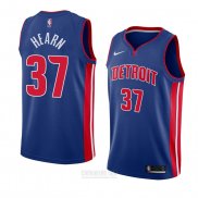 Camiseta Detroit Pistons Reggie Hearn #37 Icon 2018 Azul