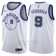 Camiseta Golden State Warriors Andre Iguodala #9 Hardwood 2017-18 Blanco