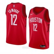 Camiseta Houston Rockets Vincent Edwards #12 Earned 2018-19 Rojo