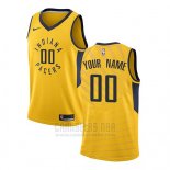 Camiseta Indiana Pacers Statement 2017-18 Amarillo Personalizada