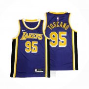 Camiseta Los Angeles Lakers Juan Toscano-Anderson #95 Statement 2020-21 Violeta