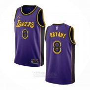 Camiseta Los Angeles Lakers Kobe Bryant #8 Statement 2022-23 Violeta