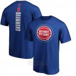 Camiseta Manga Corta Andre Drummond Detroit Pistons 2019-20 Azul