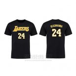 Camiseta Manga Corta Black Mamba Los Angeles Lakers Negro2