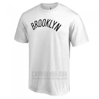 Camiseta Manga Corta Brooklyn Nets Blanco1