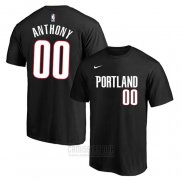 Camiseta Manga Corta Carmelo Anthony Portland Trail Blazers Negro