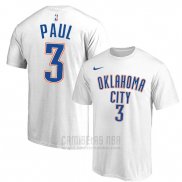 Camiseta Manga Corta Chris Paul Oklahoma City Thunder 2019-20 Blanco