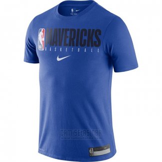 Camiseta Manga Corta Dallas Mavericks 2019 Azul