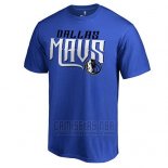 Camiseta Manga Corta Dallas Mavericks Azul Mavs