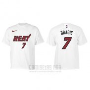 Camiseta Manga Corta Goran Dragic Miami Heat Blanco