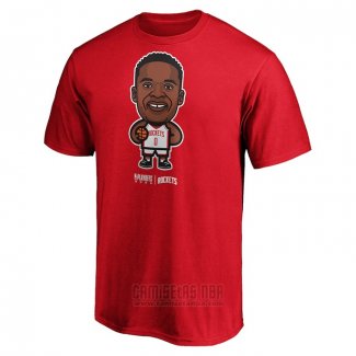 Camiseta Manga Corta Houston Rockets David Nwaba Star Player Rojo