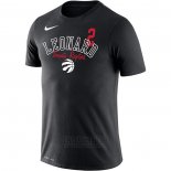 Camiseta Manga Corta Kawhi Leonard Toronto Raptors Negro Player Performance