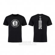 Camiseta Manga Corta Kyrie Irving Brooklyn Nets Negro2