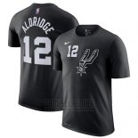 Camiseta Manga Corta LaMarcus Aldridge San Antonio Spurs Negro Ciudad