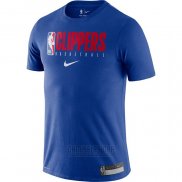 Camiseta Manga Corta Los Angeles Clippers 2019 Azul