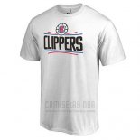 Camiseta Manga Corta Los Angeles Clippers Blanco2