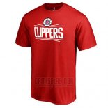 Camiseta Manga Corta Los Angeles Clippers Rojo
