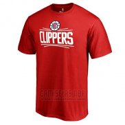 Camiseta Manga Corta Los Angeles Clippers Rojo