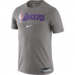 Camiseta Manga Corta Los Angeles Lakers 2019 Gris