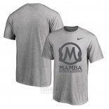 Camiseta Manga Corta Mamba Sports Academy Gris