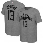 Camiseta Manga Corta Paul George Los Angeles Clippers Gris 2019-20 Ciudad