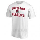 Camiseta Manga Corta Portland Trail Blazers Blanco2