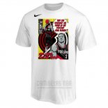 Camiseta Manga Corta Portland Trail Blazers C.j. McCollum Blanco