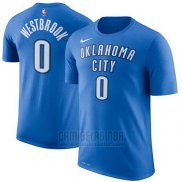 Camiseta Manga Corta Russell Westbrook Oklahoma City Thunder Azul
