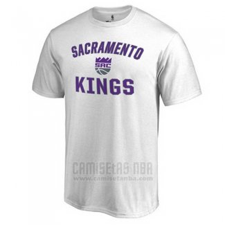 Camiseta Manga Corta Sacramento Kings Blanco