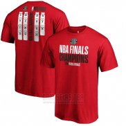 Camiseta Manga Corta Toronto Raptors 2019 NBA Finals Champions Team Ambition Roster Rojo