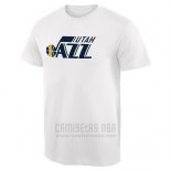 Camiseta Manga Corta Utah Jazz Blanco