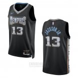 Camiseta Memphis Grizzlies Jaren Jackson JR. #13 Ciudad 2022-23 Negro