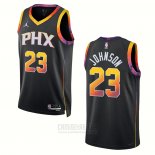 Camiseta Phoenix Suns Cameron Johnson #23 Statement 2022-23 Negro