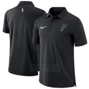 Camiseta Polo San Antonio Spurs Negro