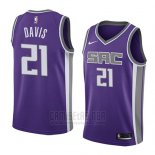 Camiseta Sacramento Kings Deyonta Davis #21 Icon 2018 Violeta