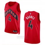 Camiseta Toronto Raptors Scottie Barnes #4 Icon 2022-23 Rojo